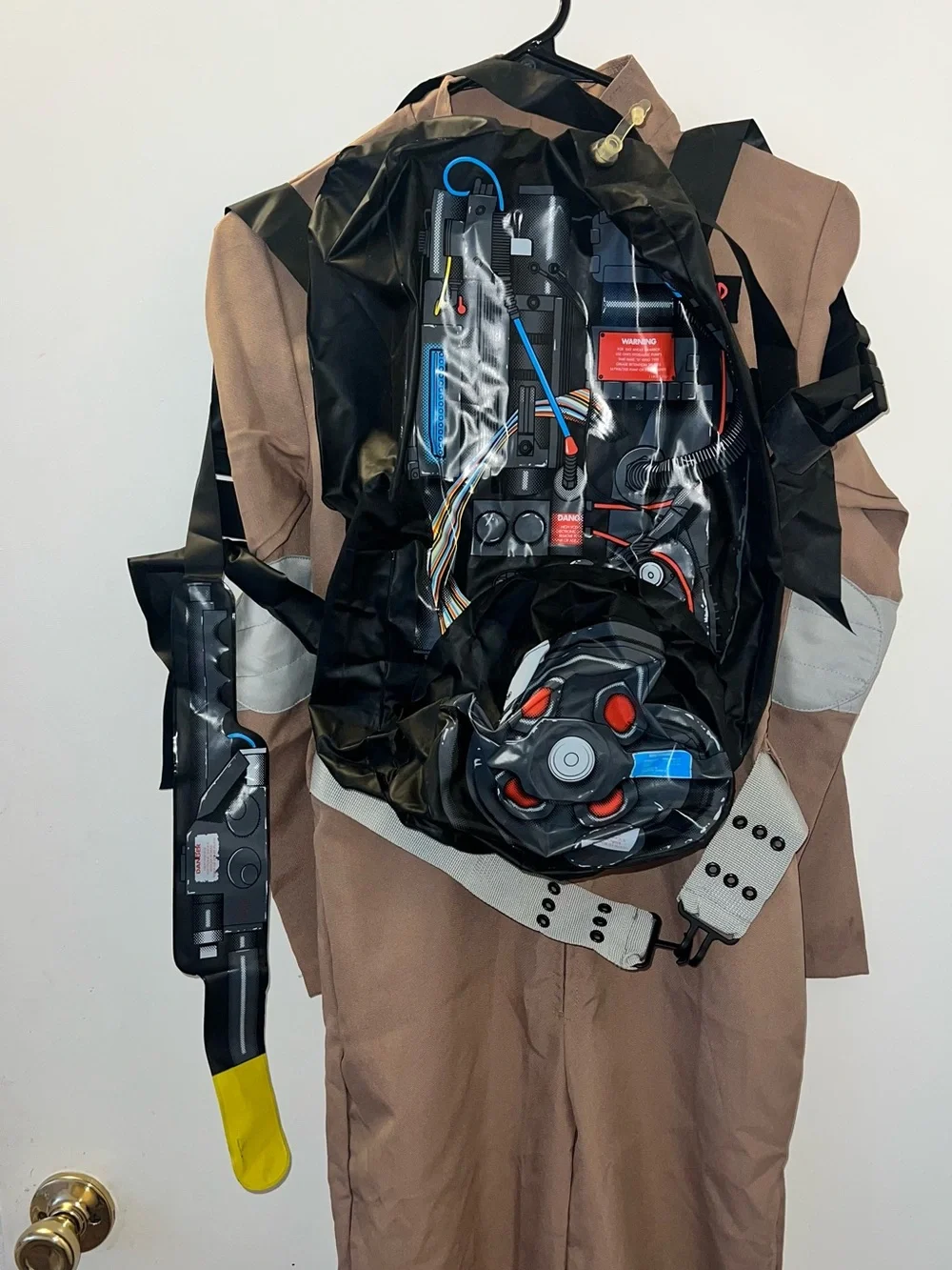 Kids Brown Ghostbuster-Inspired Costume